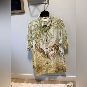 Disneyland Resort Mickey Hang Loose Button Up Shirt 1955 1971